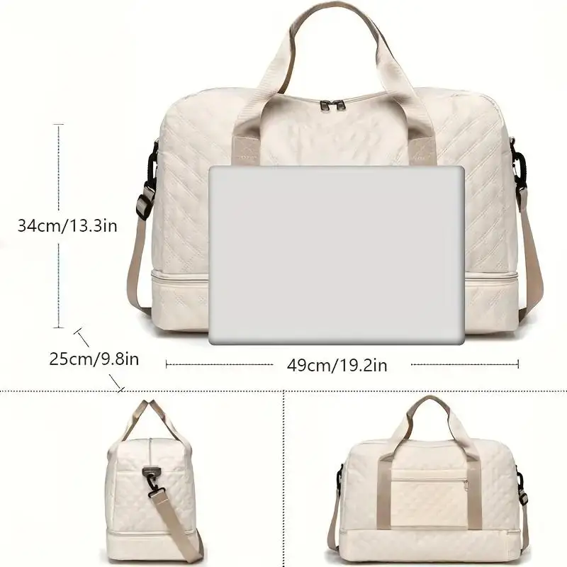 Ultra light and large capacity travel luggage bag - spacious and portable, suitable for overnight travel, luggage solution