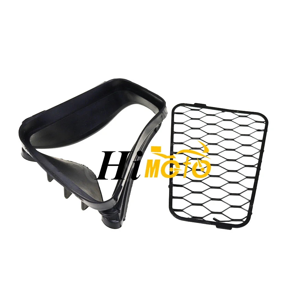 Motorcycle Black Fresh Air Intake Tube Duct Mesh Grill For Honda CBR600RR CBR 600RR CBR 600 RR 2007 2008 2009 2010 2011 2012