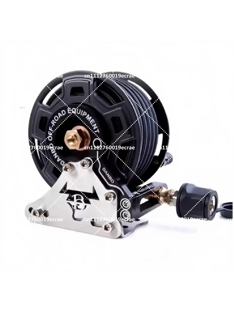 Offroad Air Compressor Hose Reel Storage Organizer for Vehicle