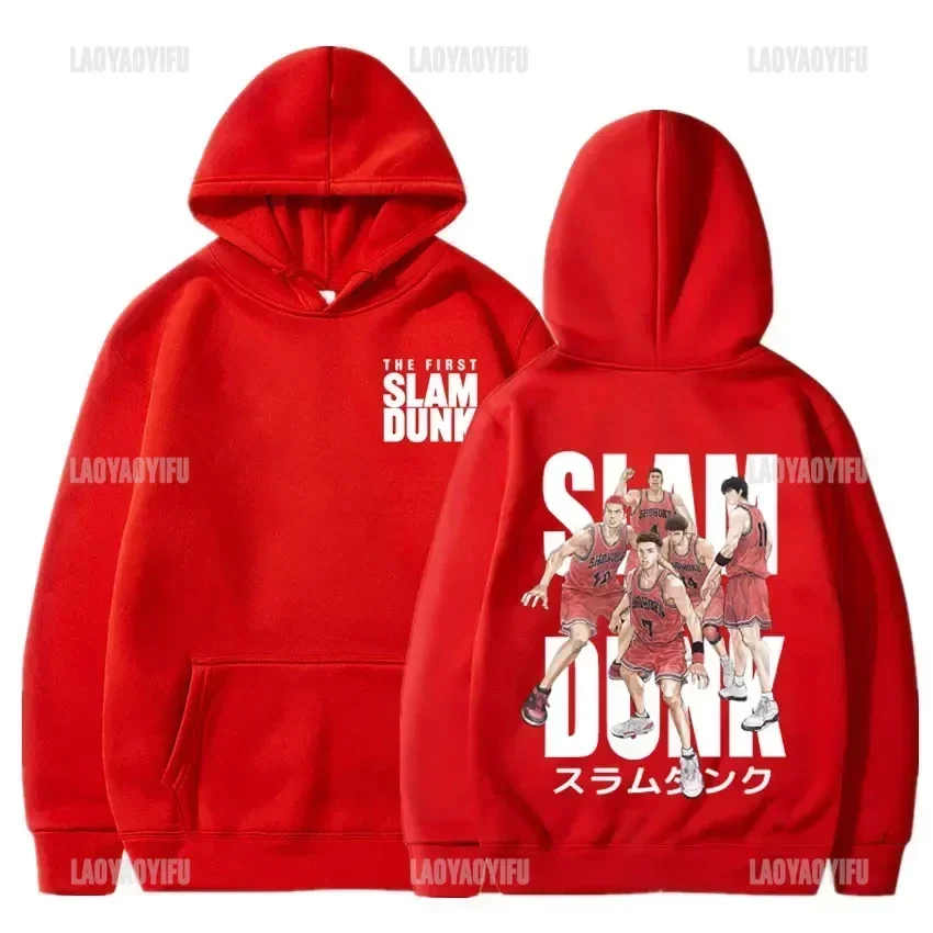 2024 Anime Slam Dunk Hoodie Boy Girl Fashion Hoody Sweatshirt Fleece Male Hip-hop Hip-hop Hot Sale Winter Loose Streetwear