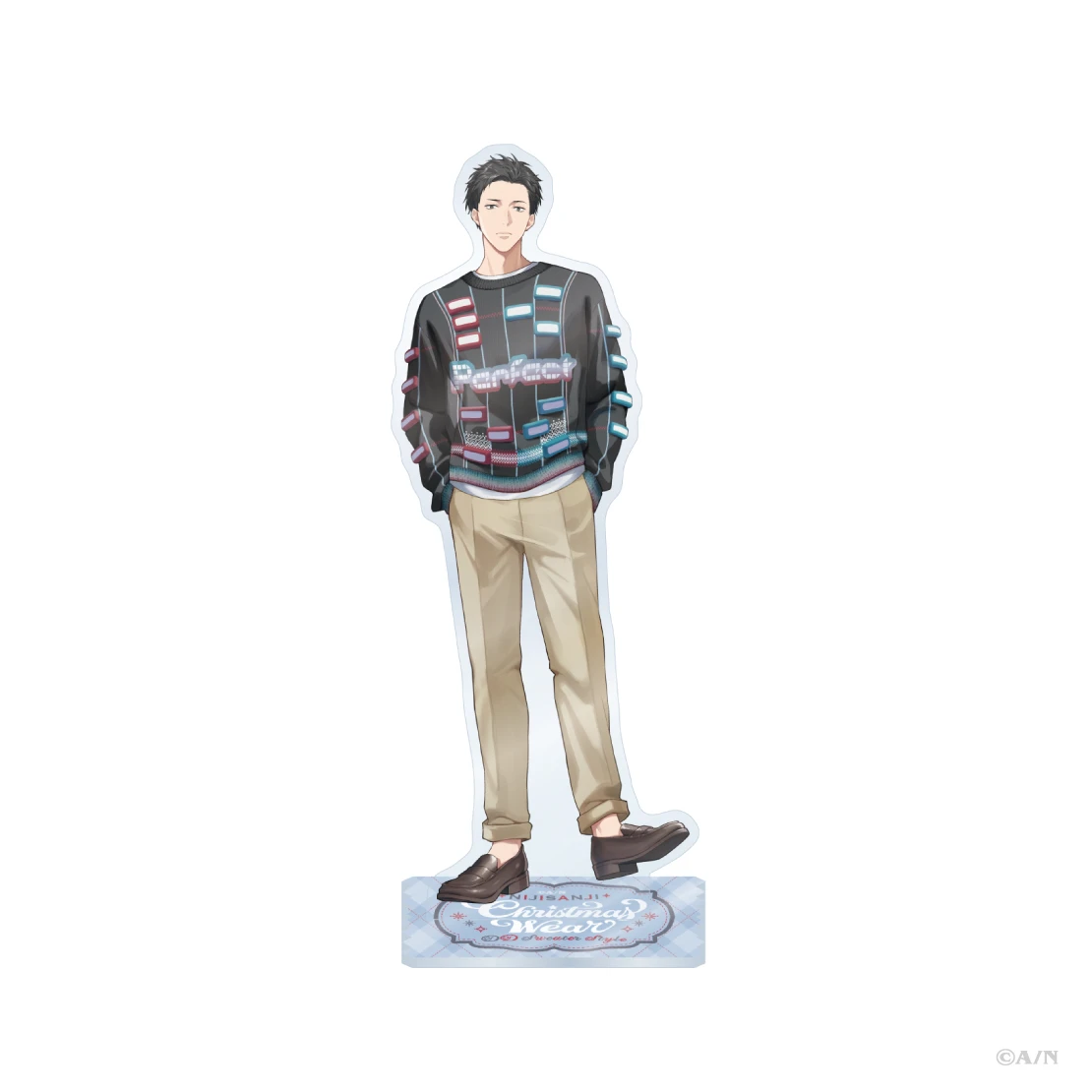 Nijisanji Series 2026 New Arrival 15cm Acrylic Stand Vtuber Casual Street‑wear Character Desktop Decor Collectible Gift Keychain