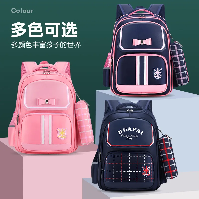 New Waterproof Children's School Backpacks Primary Students Schoolbags Large Capacity Orthopedic Kids Backpack Mochila Infantil