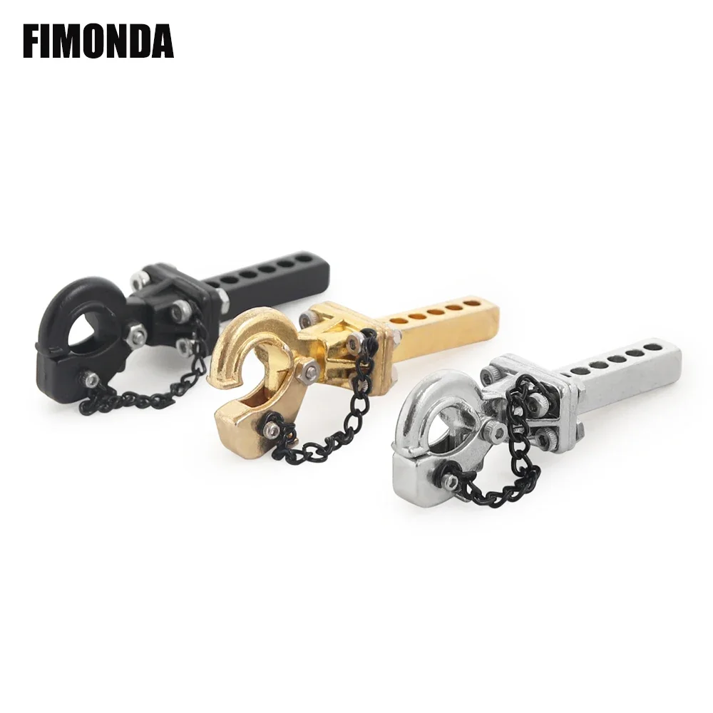 FIMONDA 1:10 Scale Accessories Metal Tow Hook Trailer Hitch for RC Crawler  TRX4 TRX6 Axial SCX10 90046 03007 GEN 8 86100