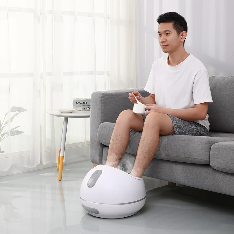 Steam footbath thermostatic steam massage heating home foot washers soaking foot basin bucket
