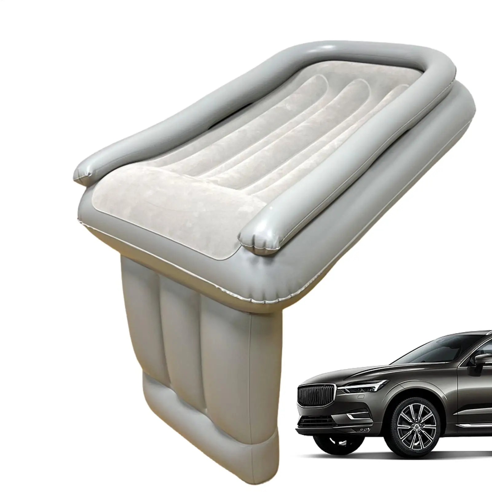 Extensor de cama de avión para asiento trasero de coche, cama de avión inflable portátil para niños pequeños, colchón para dormir plegable para interior de coche