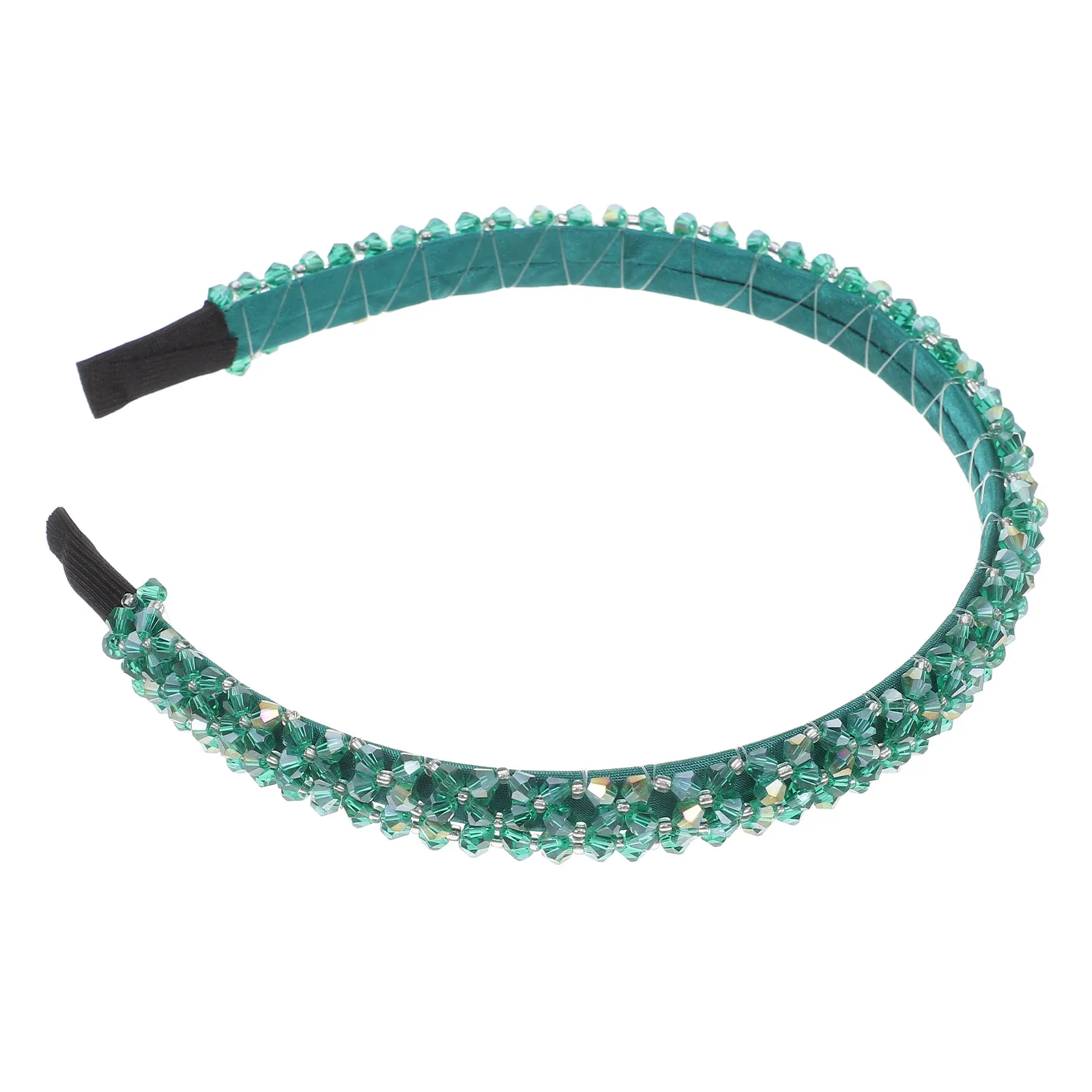 

1Pcs Crystal Hair Hoop Chic Beaded Headband Perfect Gift for Female Women Headband Crystal Hair Hoop
