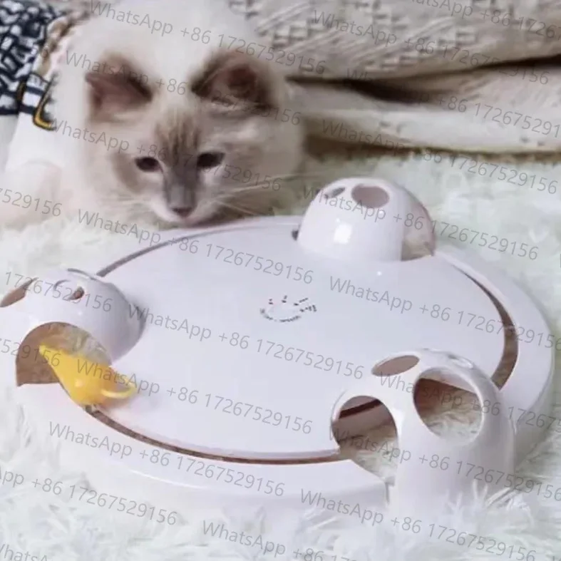 Pet Toy Electric cat Toy cat Turntable Liberate Hands Interactive Pet Toy Hunting Mouse Electric cat Turntable