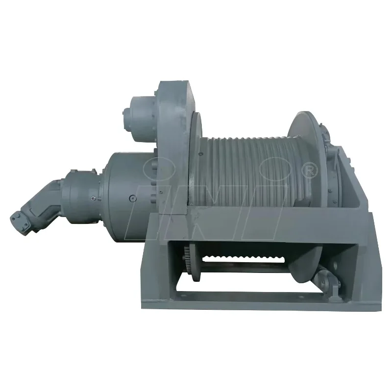 Continuous  Hydraulic Winch, 5 ton 10 tons 15 tons 20tons barge Electric/ Diesel engine powered winch with wire rope