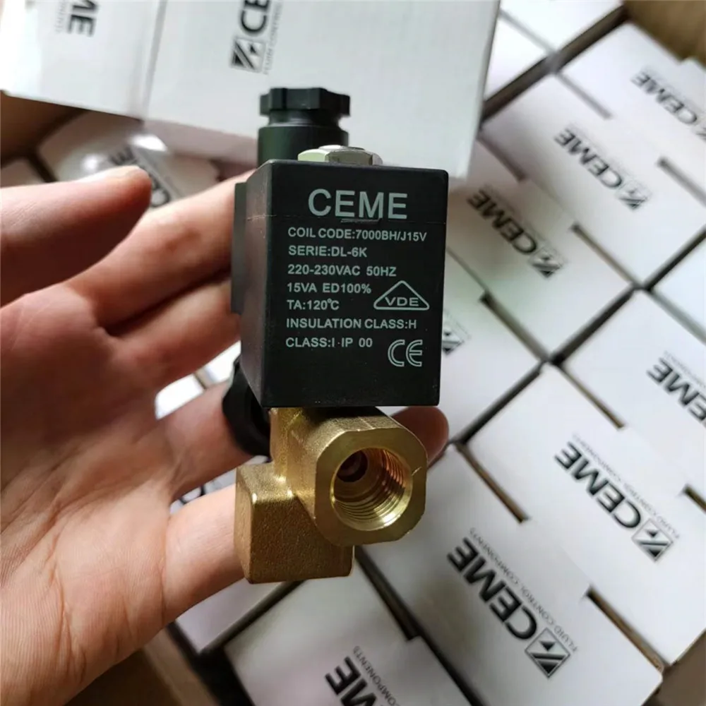 Hot Selling Kitchen   ShutOff Valves Solenoid Valve Steam Ironing Ceme Boiler Heating Laundry Equipment Solenoids Valves