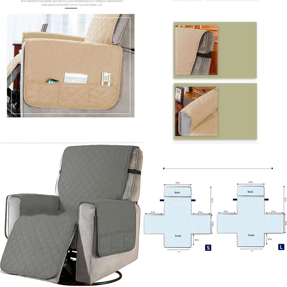 

All-in-One Waterproof Sofa Cover with Pet Protection and Stain Resistance for Recliners