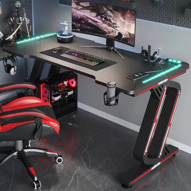 

RGB Компьютерный Маленький Настольный Стул Исполнительный Дизайнерский Современный Белый Учебный Стол Игровой Офис Комната Для ПК Mesa Para Computador Домашний Офис