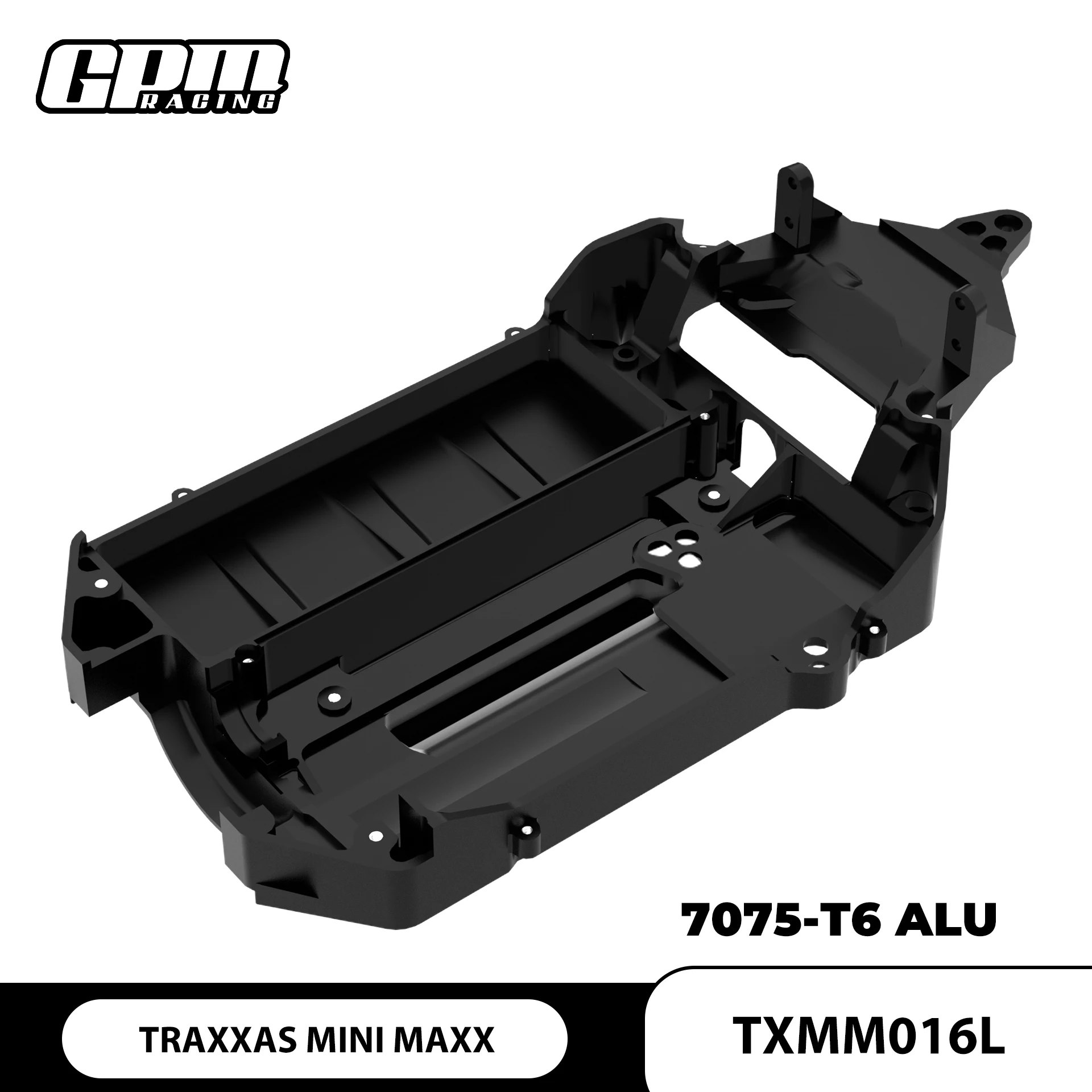 7075 Alloy Chassis Compatible 10728 & 10728X For TRAXXAS Mini Maxx / Mini XRT 107154-1