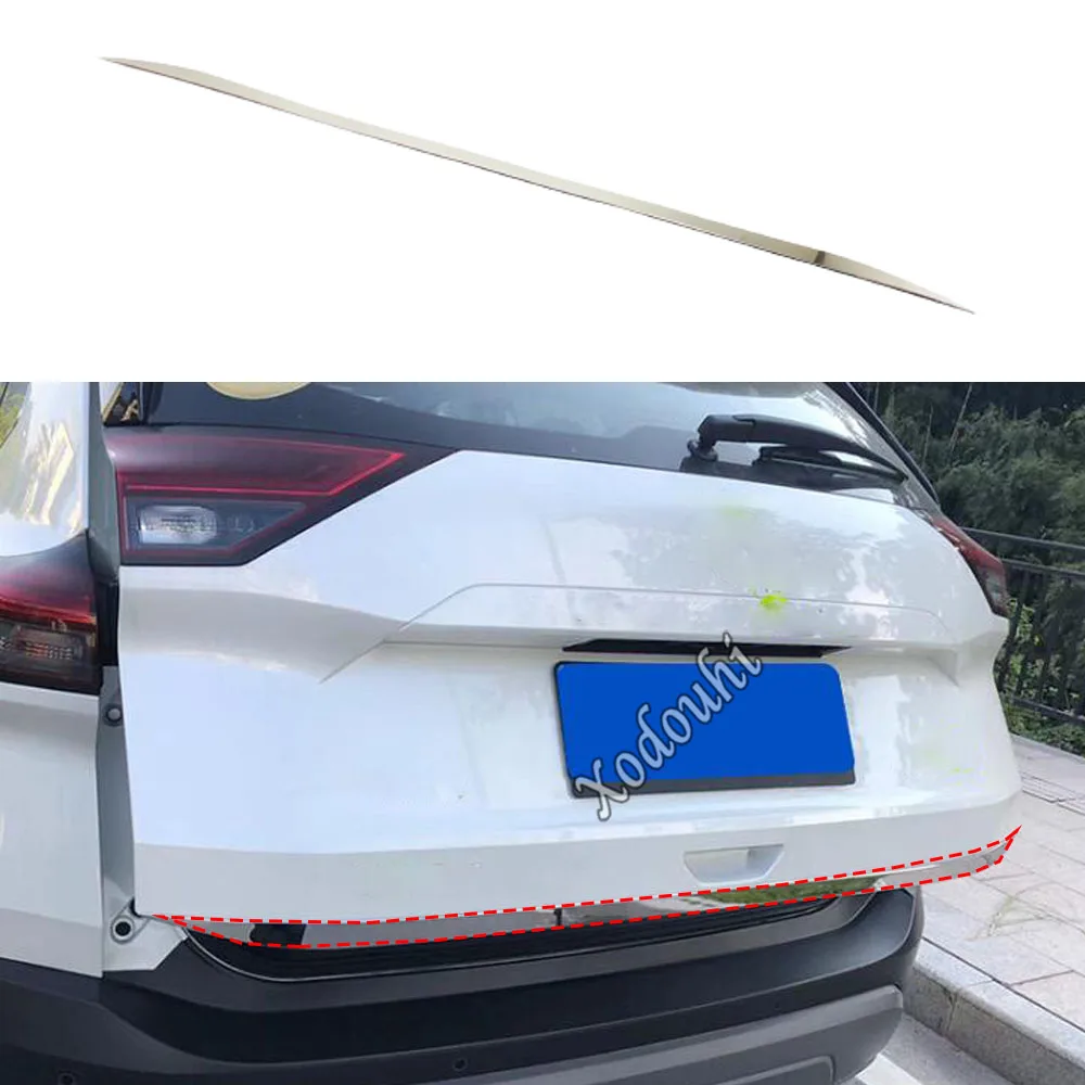 

Car Stainless Steel Rear Trunk Tail Gate Door Lid Cover Trim Frame Sticker Auto For Nissan X-trail Xtrail Rogue 2021 2022 2023