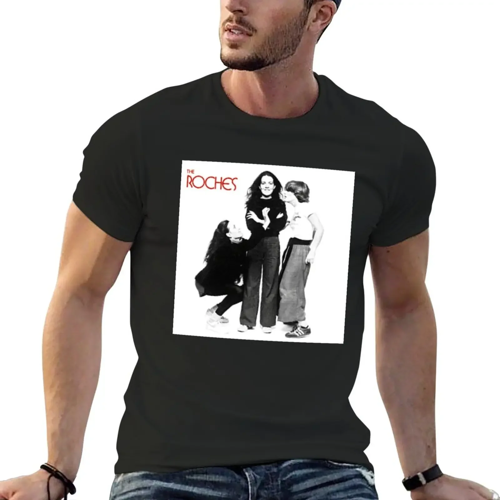 New The Roches T-Shirt sports fan t-shirts black t shirt man clothes tops Men's cotton t-shirt