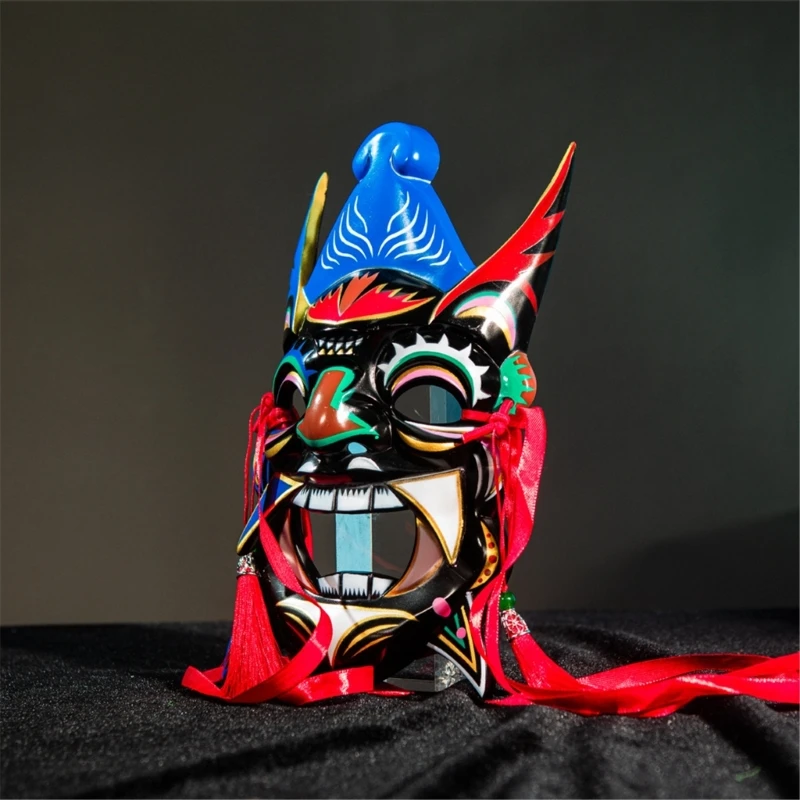 伝統的なハンドペイントされたヌオオペラマスクパーティーコスプレコスチュームアクセサリーパフォーマンスステージマスカレードマスク女性女性のためのマスク