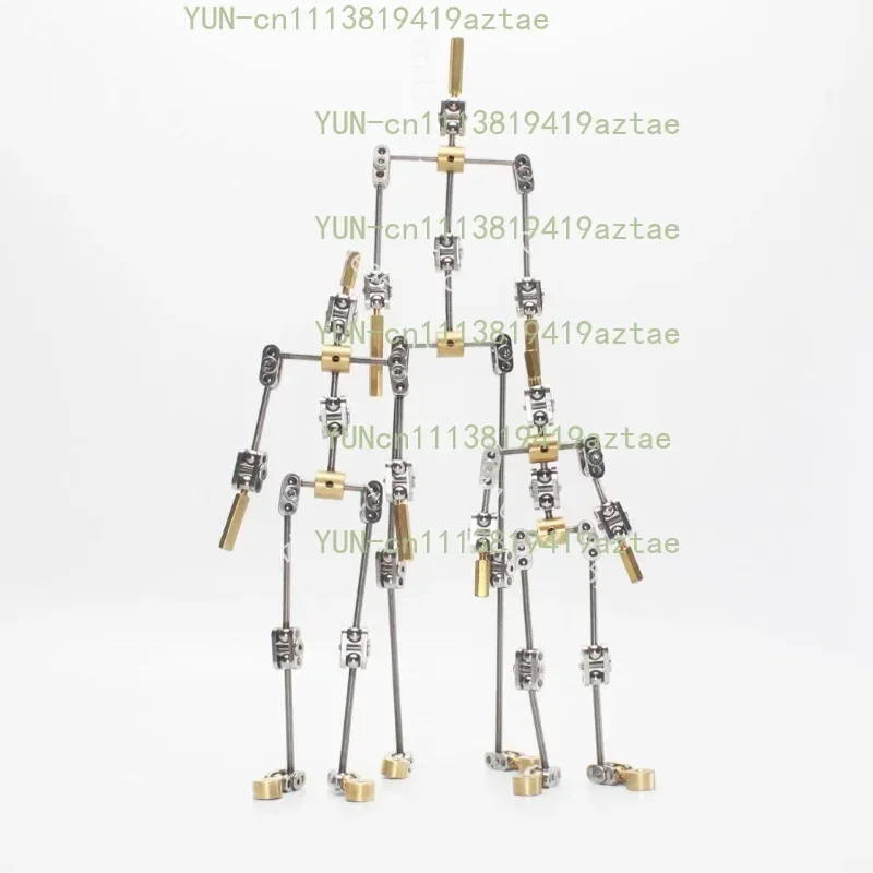 DIY Not-Ready-Made Animation Studio Armature Kit for Stop Motion Puppet with Silicone Hands Stop-motion Animation Metal Skeleton