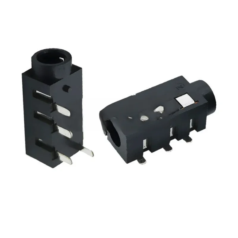 PJ320D 3.5MM Headphone Audio Socket PJ-114 3.5MM Diameter Direct Plug 4-Pin SMD 3+1