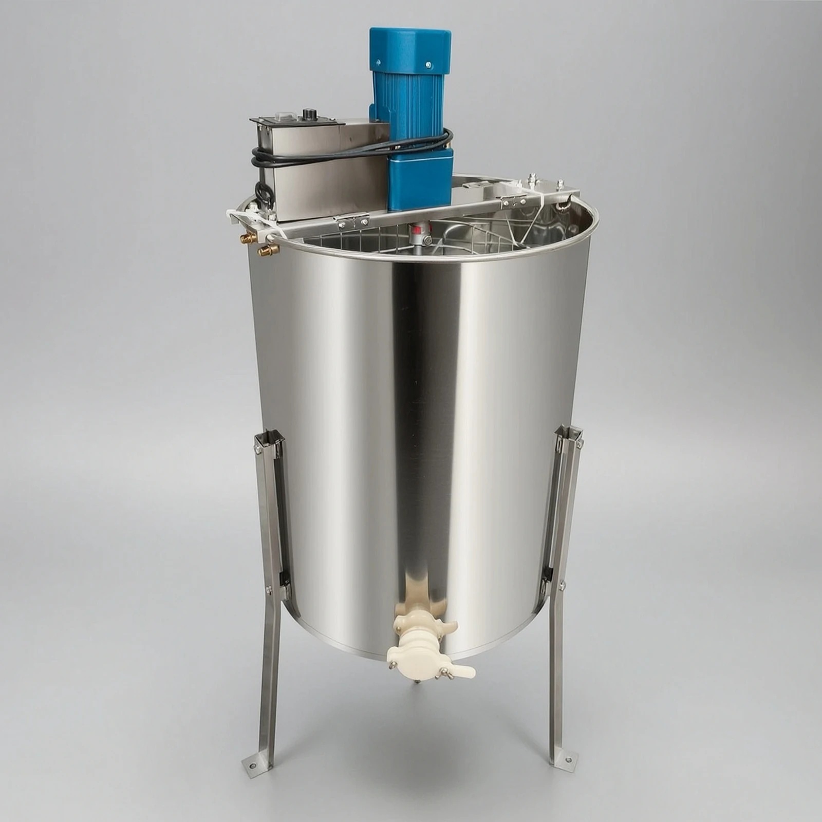 Electric Honey Extractor Efficient Four-Frame Honey Extractor Beekeeping Equipment Rustproof Effortless for Beekeepers, Apiary view 2