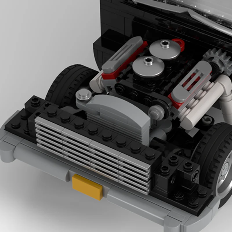 Hot 1479 PCS Elegante Nero Vintage Auto Modulare Building Blocks Modello Per Educazione Del Capretto Display FAI DA TE Giocattolo Di Compleanno Regali Di Natale