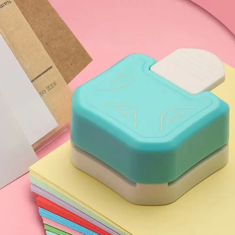 Locher 3 in 1 Mini Corner Rounder Border Punches DIY 3-Wege-Punch Board Round Punch Portable Paper Crimper Scrapbooking