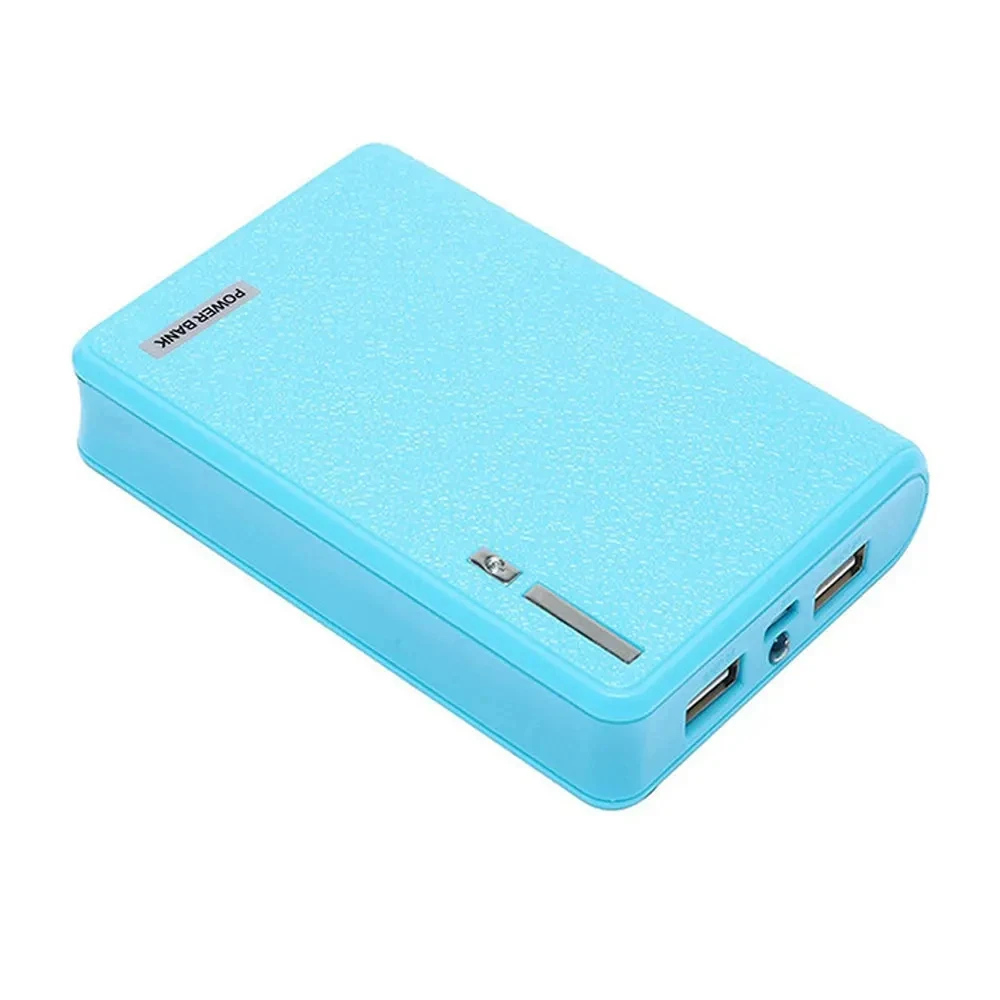 DIY 4*18650 Power Bank Case 4 in 1 Battery Charge Storage Box Shell Micro USB Type C with Flashlight For Charging Mobile Phones