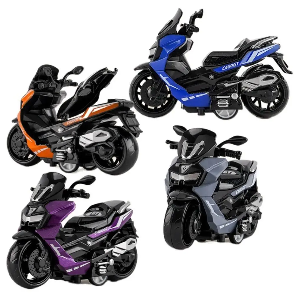 

Portable Pull-back Motorcycle Model Miniature Diecast Mini Motorcycle Vehicle Toy Inertia Simulation Motorcycle Toy Kids Toy