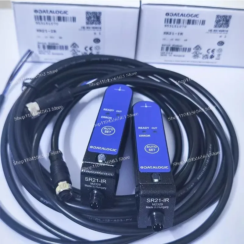 مستشعر الاختبار الأصلي المستورد الجديد، ملحقات وضع العلامات من الألياف SR21-IR Datalogic Spot