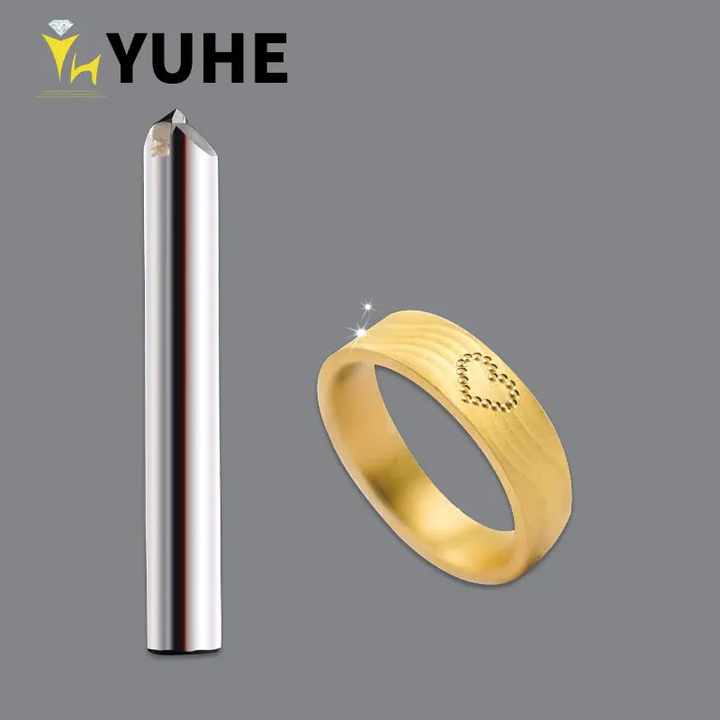 YUHE MCD Diamond Milling Point Tool CNC Circle Tool for Jeweler Cutting Engraving Tools Jewelry Machines