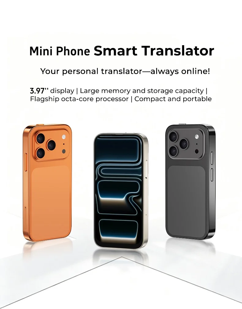 A19 Pro Mini 4G Small Watch Smartphone 3.97-inch 12GB RAM 256GB ROM Dual SIM Standby 2700mAh Battery Android 13.0 Face ID