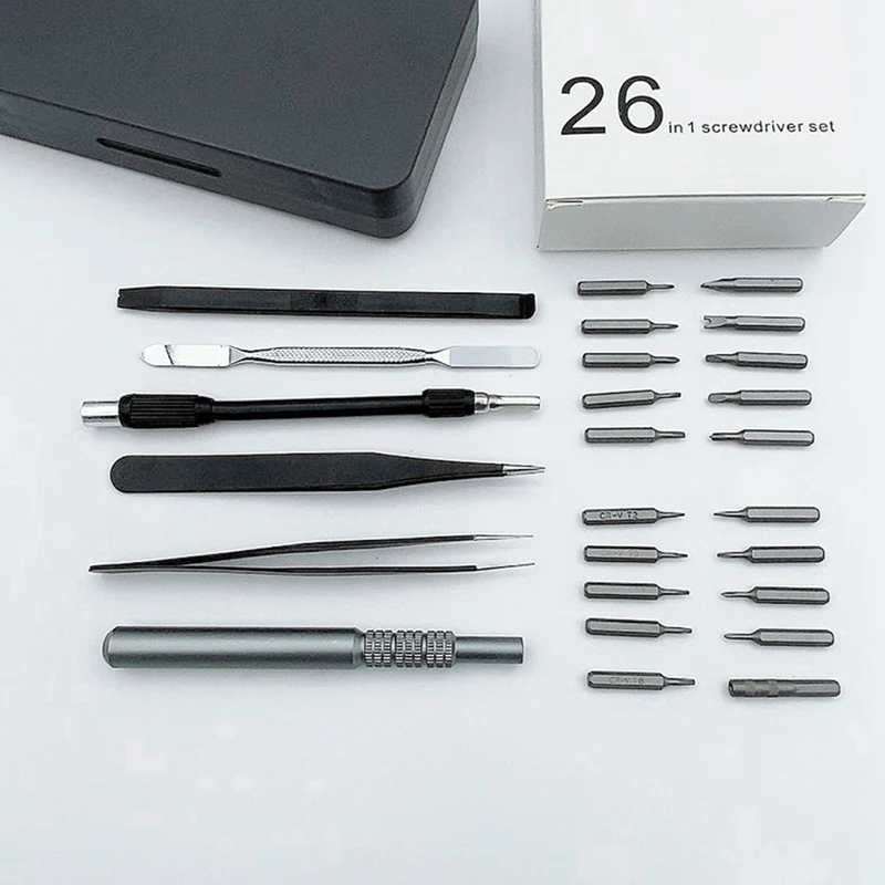 26-In-1 Multifunctional Screwdriver Set Household Multifunctional Tools Mobile Phone Screwdriver Replacement