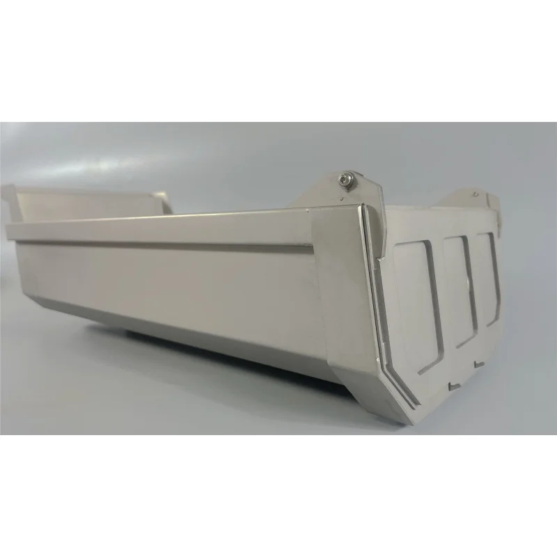 RC 1/14 6*6 U-förmiger Schaufelkorb aus Edelstahl für Tamiya Hydraulikbagger Lader Muldenkipper für VOLVO Anhänger Kipper DIY-Teile – Detail 5