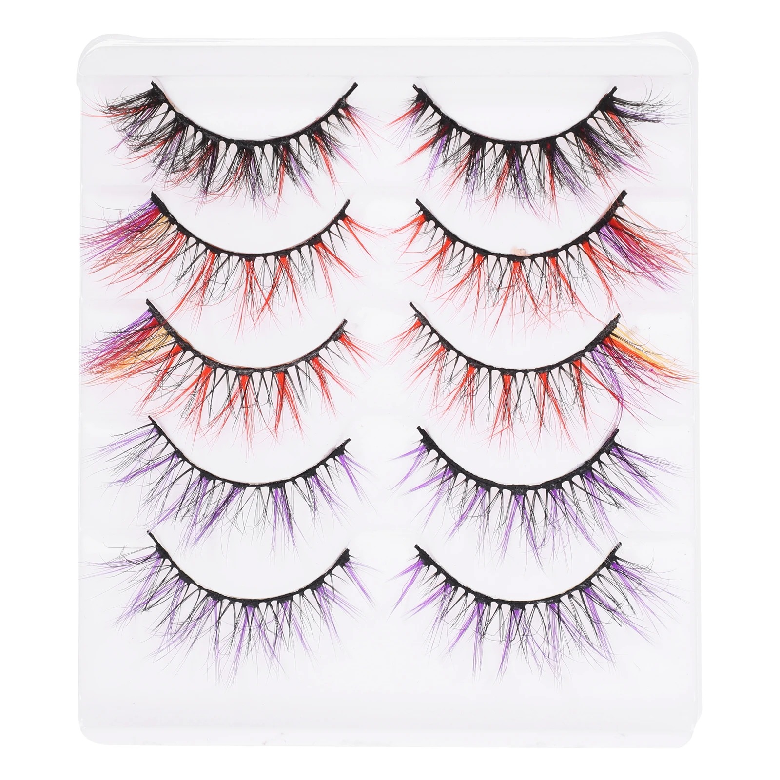 

Eyelashes Colored Lashes False Lashes Faux Women Cosplay Halloween Party Prom Photography