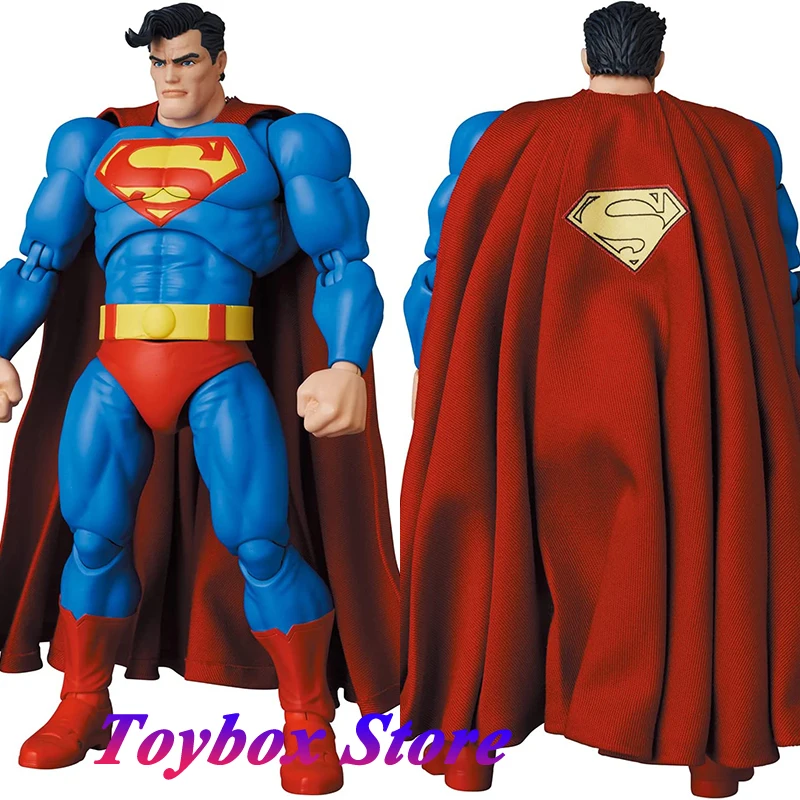 In Stock Mafex 1/12 Superman Action Figure Batman The Dark Knight Returns Detective Comics DC Super Hero 6