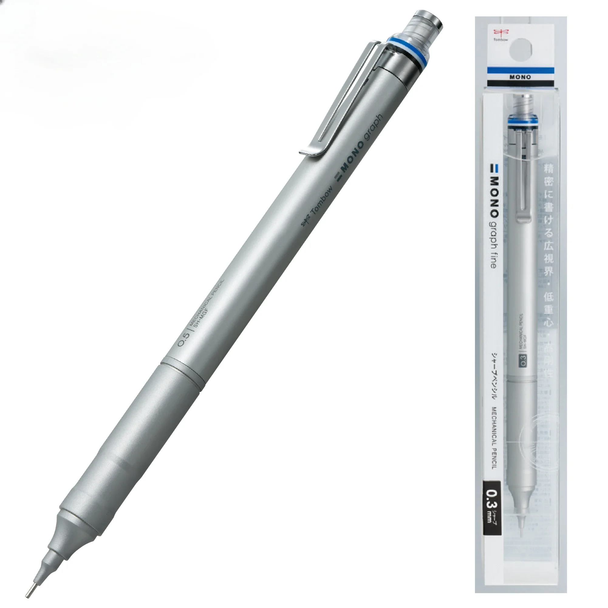 New Japan Tombow Mechanical Pencil MONO Graph Fine Metal Rod Low Center Of Gravity 0.5mm Gifts 0.3mm Activity Pencil Painting