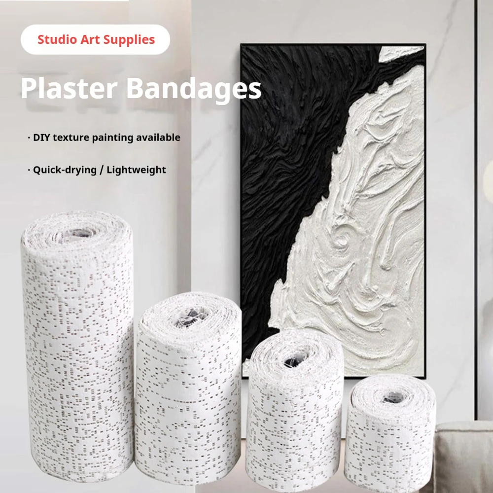 صانع المناظر الطبيعية القياسية الجص لفة النسيج المشربة لفات قماش الجص لمشاريع الحرف اليدوية ملحقات تخطيط السكك الحديدية