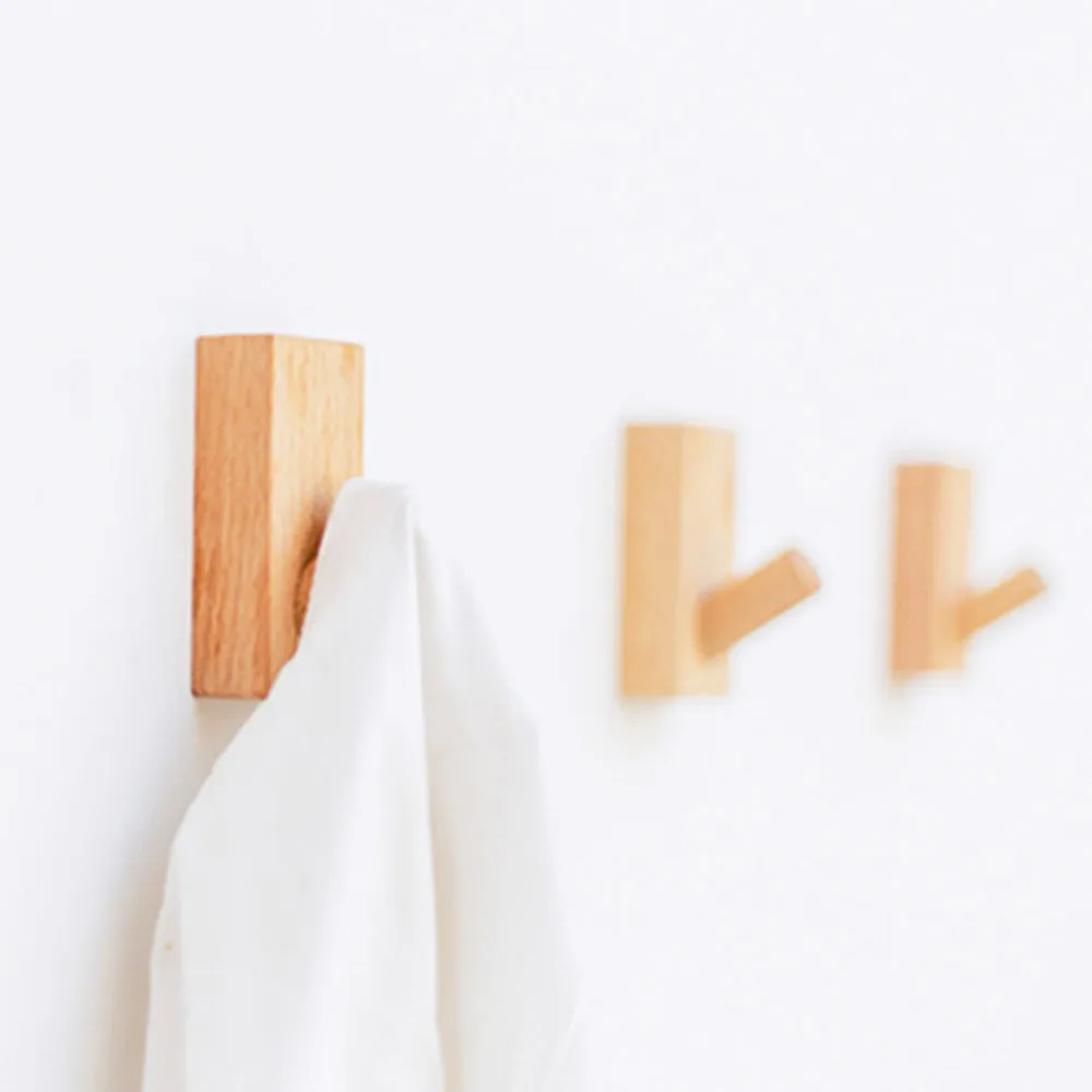 Cinnamonshop Towel Wooden Hook, Wall Hook (Wood)