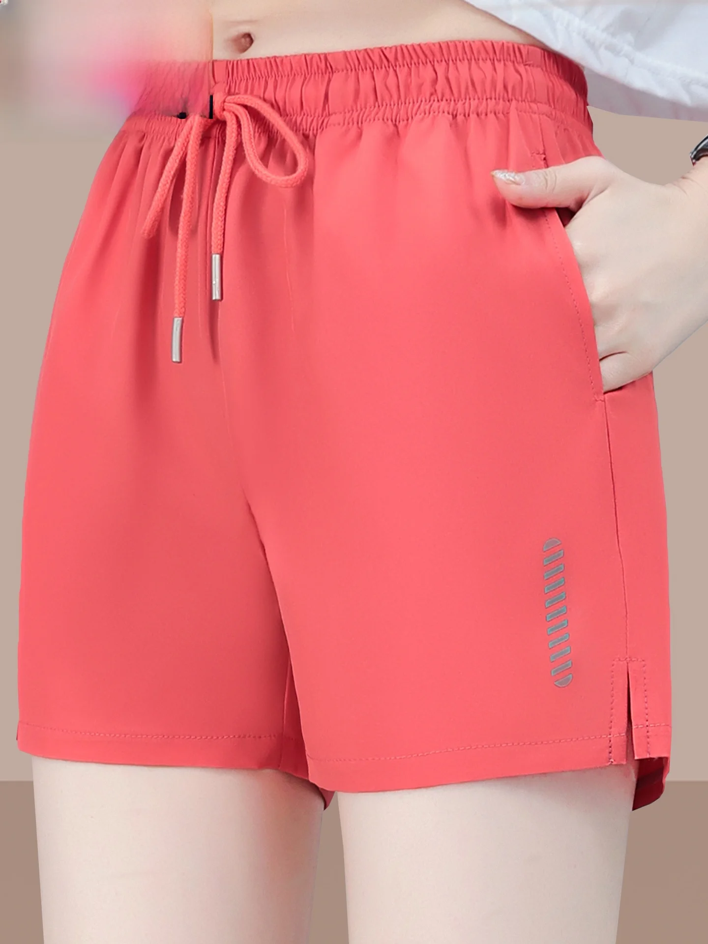 TUCANO Qui Dry Sports orts Donna Estate Nuovo Casual Allentato Sottile Corsa Cinque Quarti di Lunghezza A Vita Alta Pantaloni a Gamba Dritta