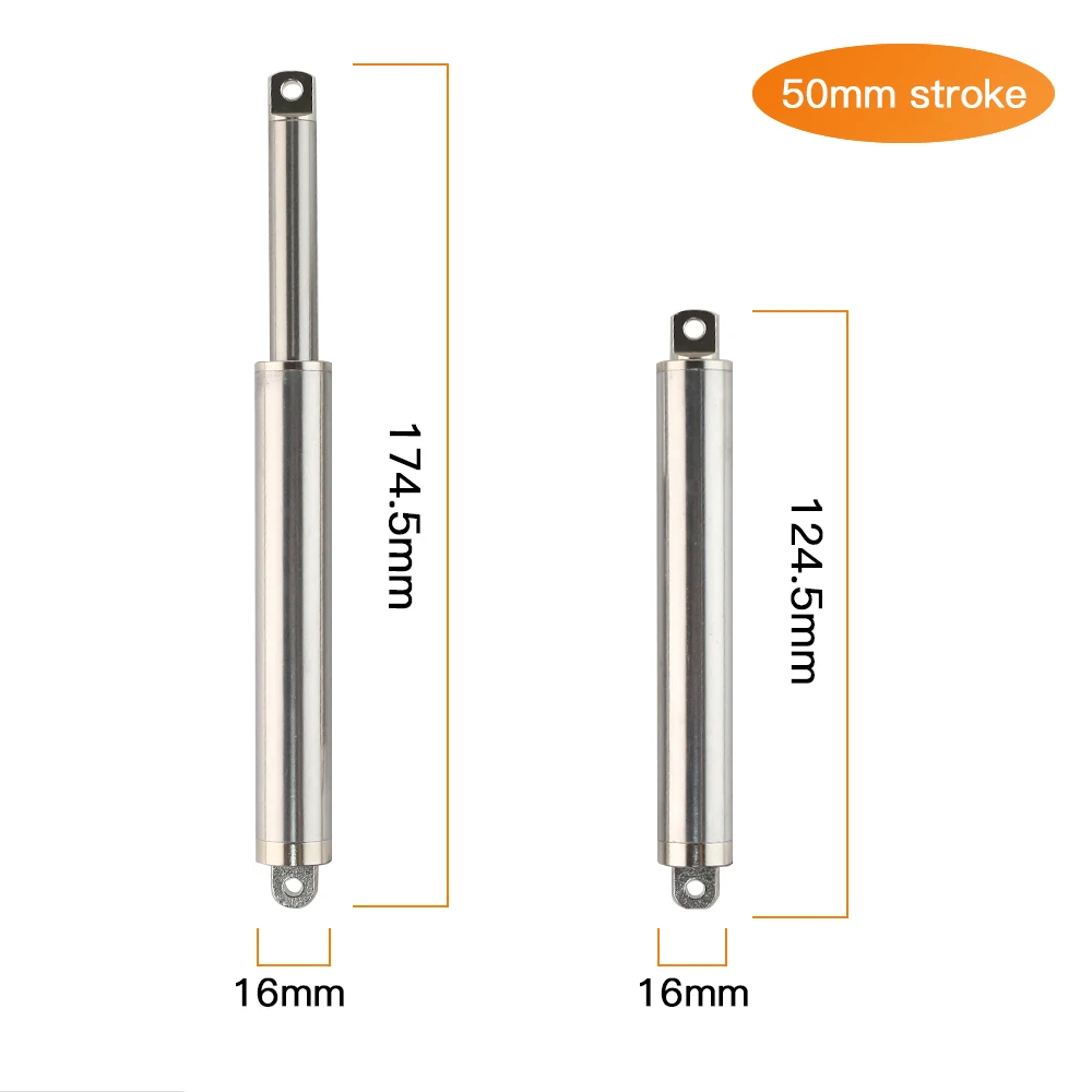 

Mini Electric Linear Actuator 12v Pull Force 200N 3mm/s Stroke 50mm for Smart Home