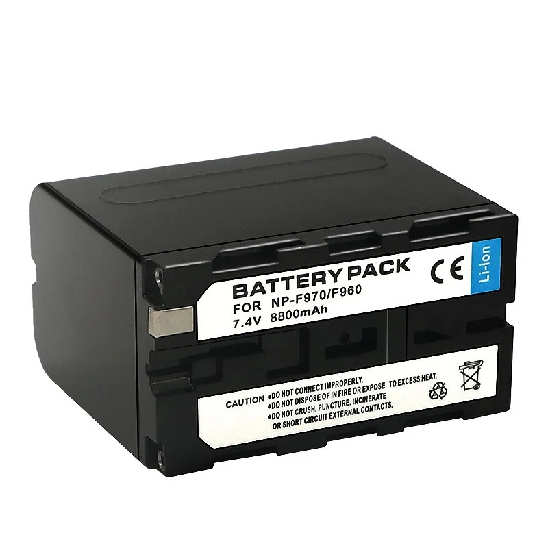 8800mAh NP-F960 NP-F970 NP F960 NP F970 Battery + Dual Charger for Sony CCD-RV100 DCR-SC100 SC55 SC65 TR3000 TR3300 Camera