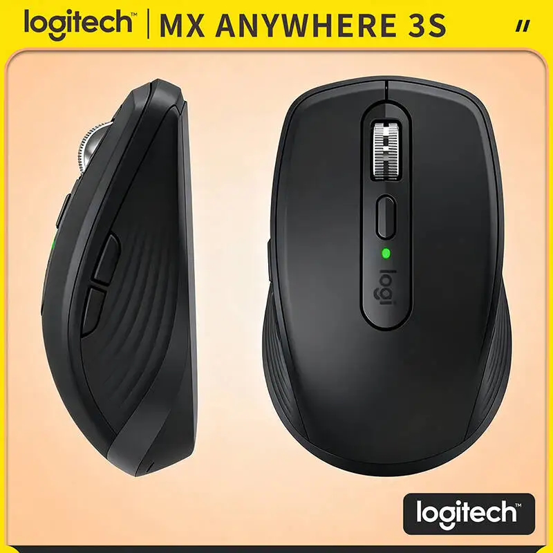 

Pro MX Anywhere 3S - 8K DPI Tracking, MagSpeed Scroll, 3-Device Sync, Ideal for Home Studio & Office Task