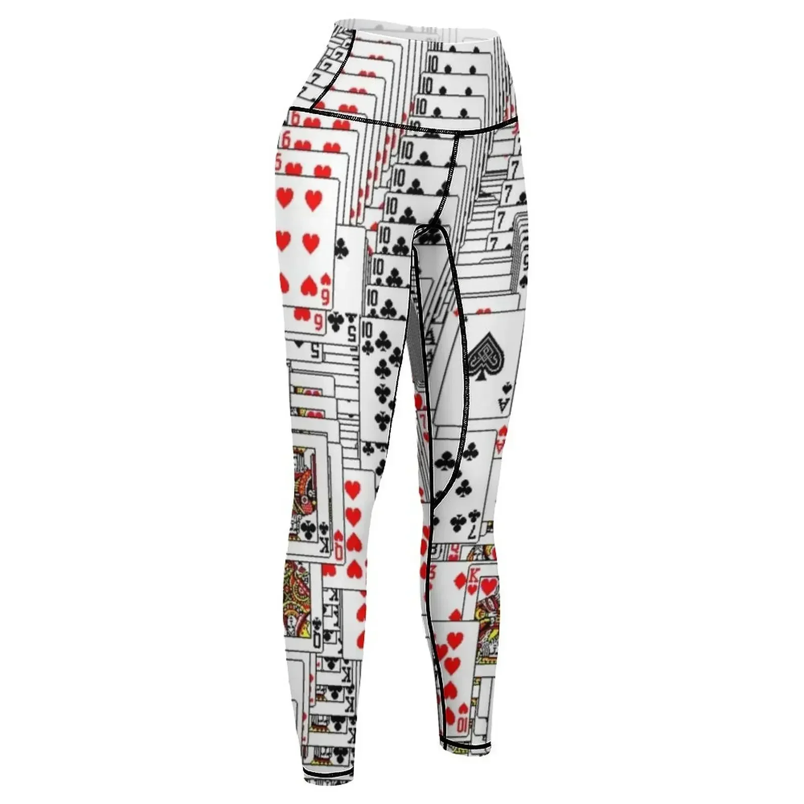 الفائز في Solitare Leggings سراويل نسائية عالية الخصر ملابس لياقة بدنية رياضية للتنس للسيدات #6
