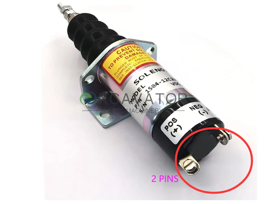 

Engine Shutdown Shut Off Solenoid, 12v Fuel Shut Off Solenoid Valve, Shutdown Stop Solenoid, 12V 1504-12C2U1B1S1