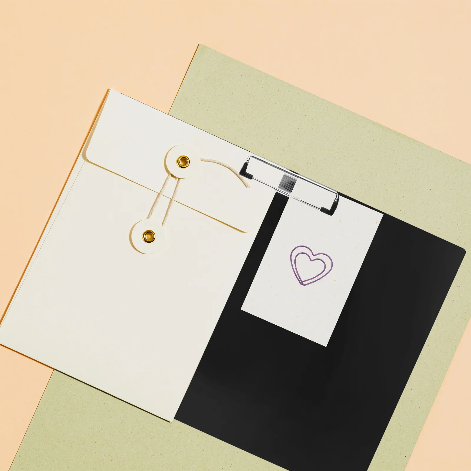 

50Pcs Colorful Heart-Shaped Paper Clips Metal Clips for Office School Planner File Organizer Decorative Clip Heart-Shaped Clip