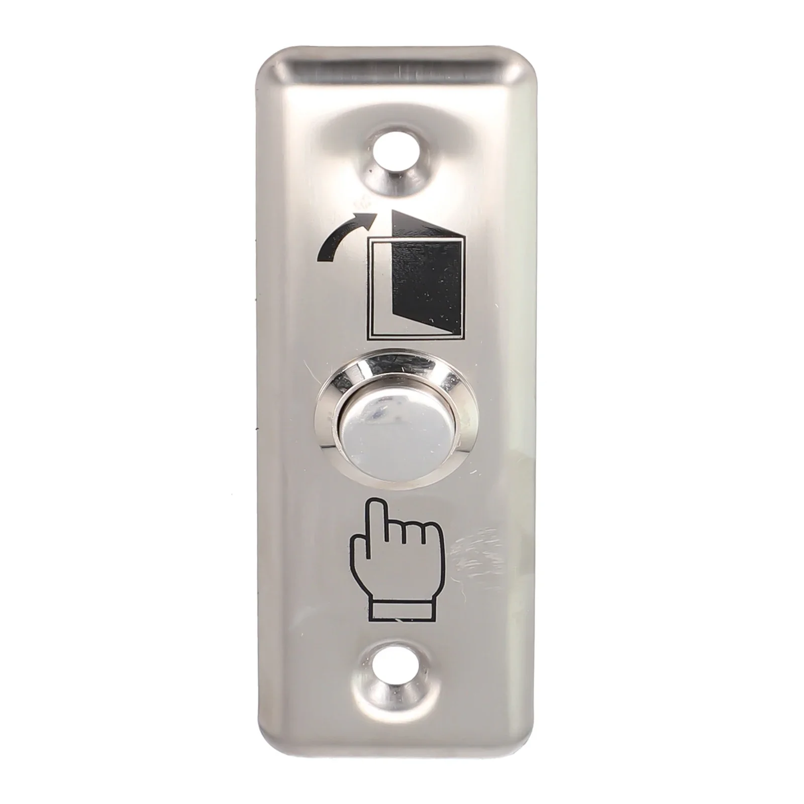 1 pc botão interruptor da porta para controle de acesso interruptor da porta de aço inoxidável saída fina botão liberação sistema inteligência da família