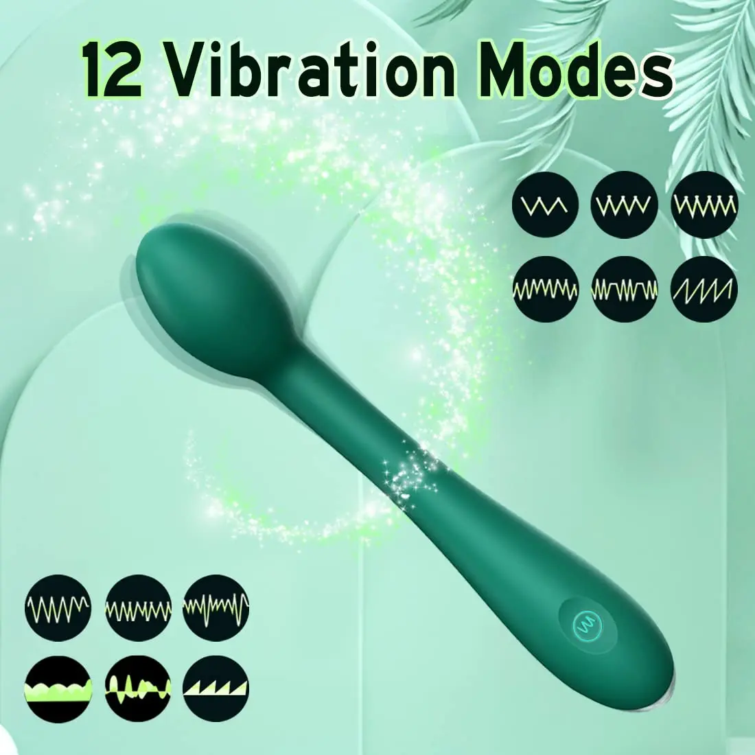 G Spot Vibrator Stick for Women 12 Vibrator Finger Shaped USB Nipple Clitoris Massager Vacuum Stimulator Adult Supplies Sex Toys