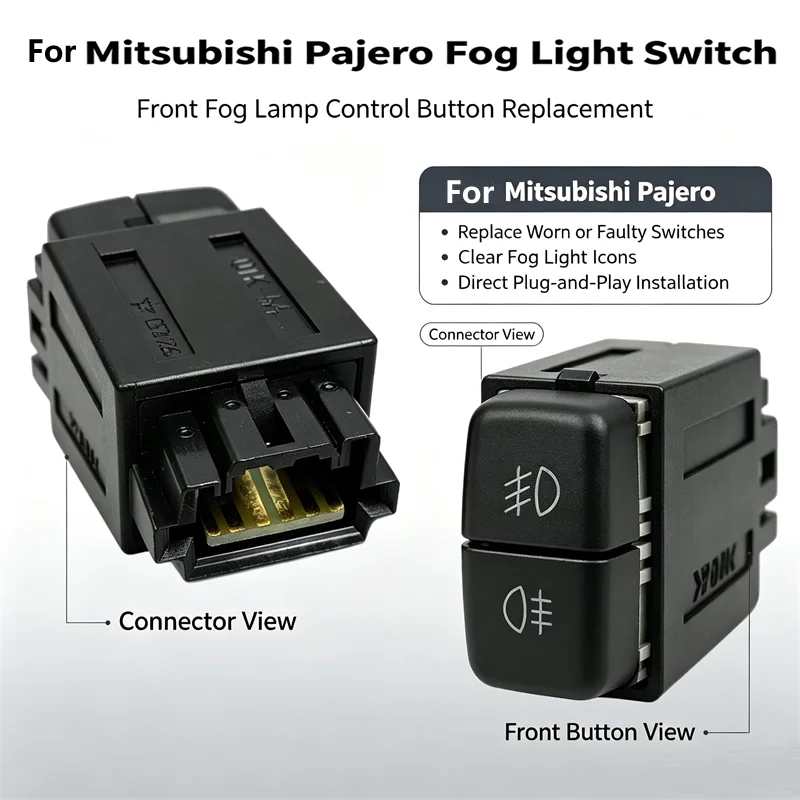 CAR front and rear Fog Lamp light Switch for Mitsubishi Pajero V73 V75 V77 V87 V93 V97 Montero 3 4 III IV IO Lancer Grandis