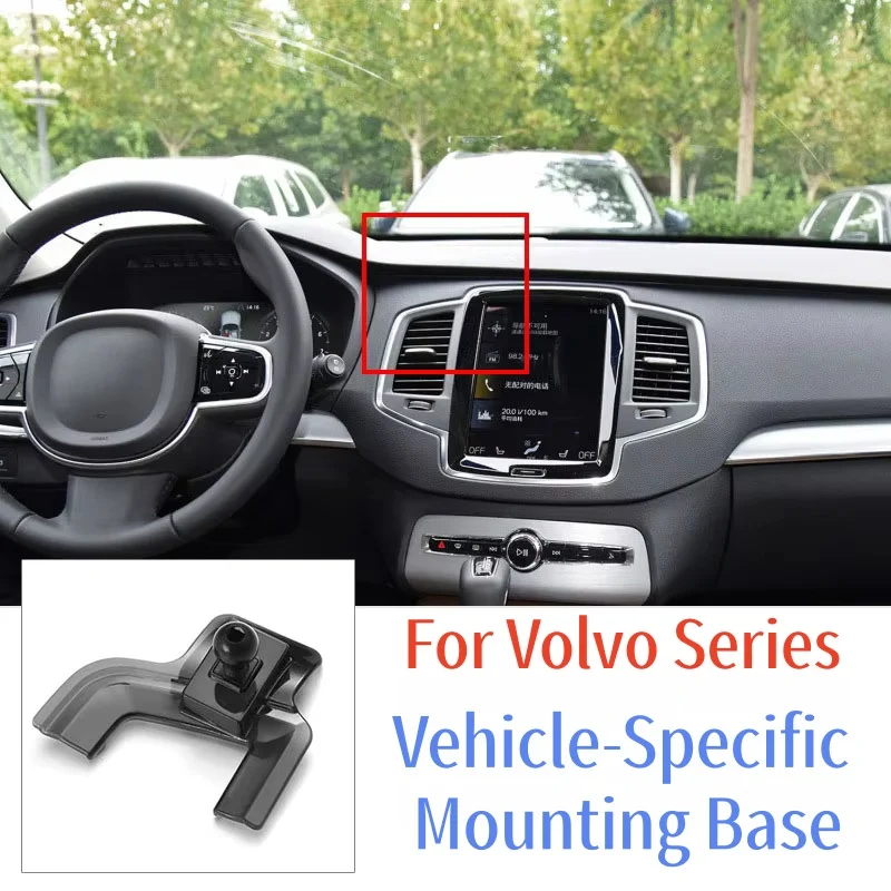 

Car Air Vent Mount Bracket Cell Phone Stand Base Fixed Bracket Accessory For Volvo XC90 XC60 XC40 V90 V60 V50 V40 S60 S90