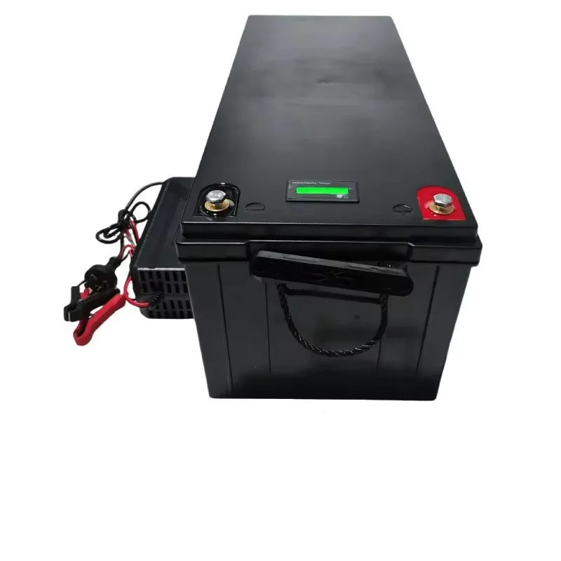 48V 100AH LIFEPo4 Battery with BMS for Tricycle Golf Cart Inverter Solar Energy Storage Scooter 10A Charger Included