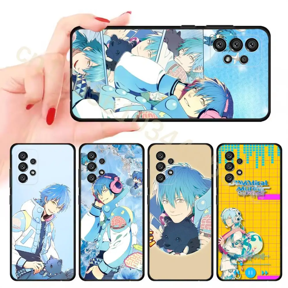 Funda de teléfono Aoba Seragaki D-DRAMAtical Murder para Samsung Galaxy A13,21s,22,31,32,52,53,71,80,A91, funda negra suave