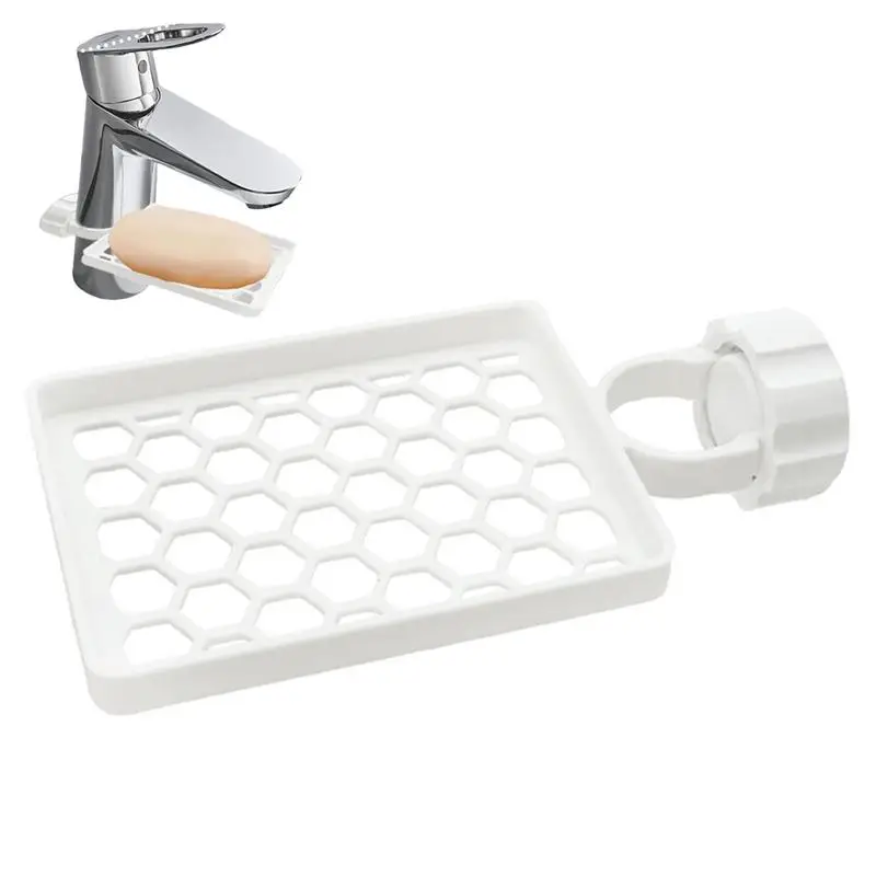 

Kitchen Faucet Organizer Faucet Holder Draining Shelf for Home Brush Bathroom Workplace Garage Farmhouse Living RV College
